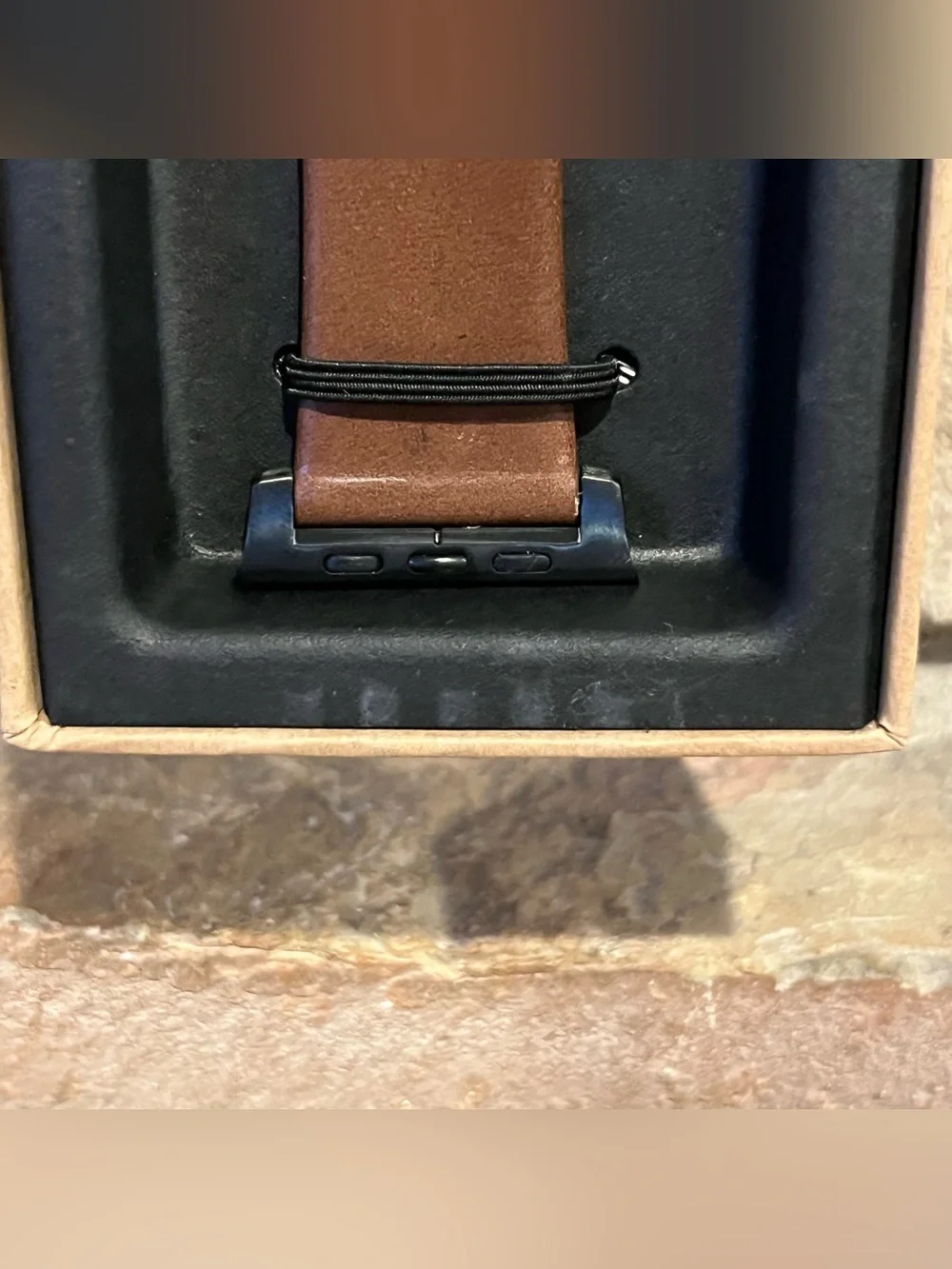 NOMAD Modern Strap Horween Leather for Apple Watch - Rustic Brown (44mm/42mm)